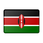 Kenya Flag Bevelled Favicon 
