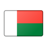 Madagascar Flag Bevelled Favicon 