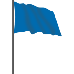 Motor Racing Flag    Blue Flag Favicon 