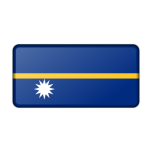 Nauru Flag Bevelled Favicon 