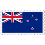 New Zealand Flag Stamp Favicon 