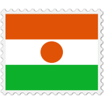 Niger Flag Stamp Favicon 