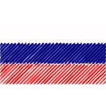 Russia Flag Linear Favicon 