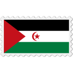 Sahrawi Arab Democratic Republic Flag Stamp Favicon 