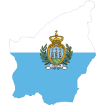 San Marino Map Flag Favicon 