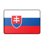 Slovakia Flag Bevelled Favicon 