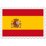 Spain Flag Stamp Favicon 