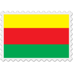 Syrian Kurdistan Flag Stamp Favicon 