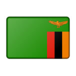 Zambia Flag Bevelled Favicon 