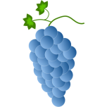 Blue Grapes Favicon 
