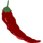 Isolated Chili Pepper Favicon 