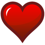 Red Heart Icon Favicon 