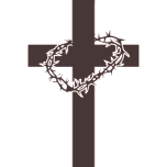 Cross And Thorns Icon Favicon 