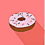 Doughnut Icon Favicon 