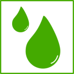 Eco Green Drop Of Water Icon Favicon 