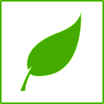 Eco Green Leaf Icon Favicon 