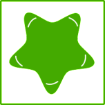 Eco Green Star Icon Favicon 