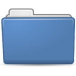 Folder Blue Favicon 