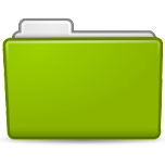 Folder Green Favicon 