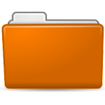 Folder Orange Favicon 