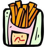 Food And Drink Icon   Fries Favicon 