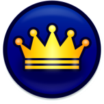 Golden Crown Symbol   Icon Favicon 
