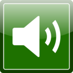 Green Audio Icon Favicon 