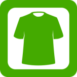 Green Clothing Icon Favicon 