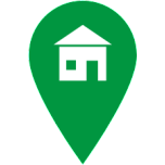 Green Home Icon Favicon 