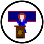 Icon Woman Speaker Favicon 