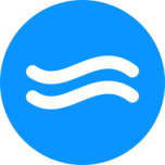 Simple Water Icon Favicon 