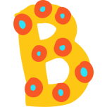Colourful Alphabet   B Favicon 