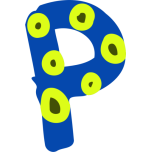 Colourful Alphabet   P Favicon 