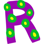 Colourful Alphabet   R Favicon 