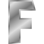 Effect Letters Alphabet Silver Favicon 