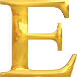Gold Typography E Favicon 