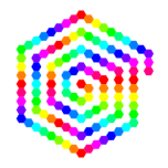 Hexagon Spiral Favicon 