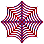 D Spider Web Favicon 