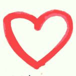 A Hand Drawn Heart Favicon 