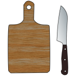 Cutting Board And Knife Favicon 