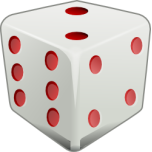 Dice With Two On Top Favicon 