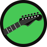 Green Guitar Favicon 