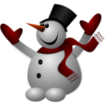 Happy Snowman Favicon 