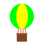 Hot Air Balloon Favicon 
