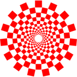 Optical Illusion Spiral Favicon 