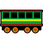 Railway Carriage Colour Favicon 