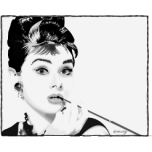 Audrey Hepburn Favicon 