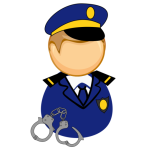 First Responder Icon   Policeman Favicon 