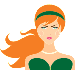 Red Haired Woman Favicon 