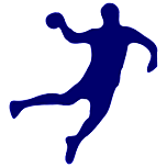 Silhouette Handball Favicon 